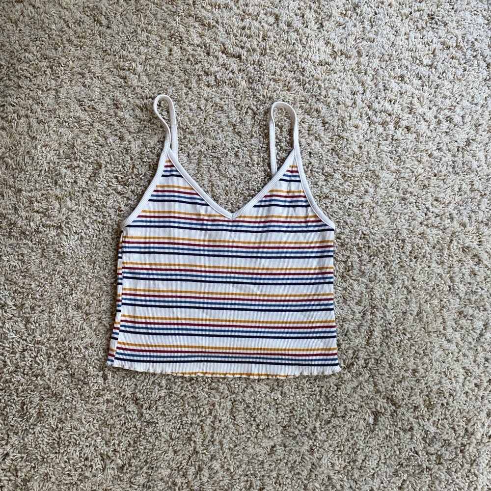 PacSun Striped Crop Top Tank!